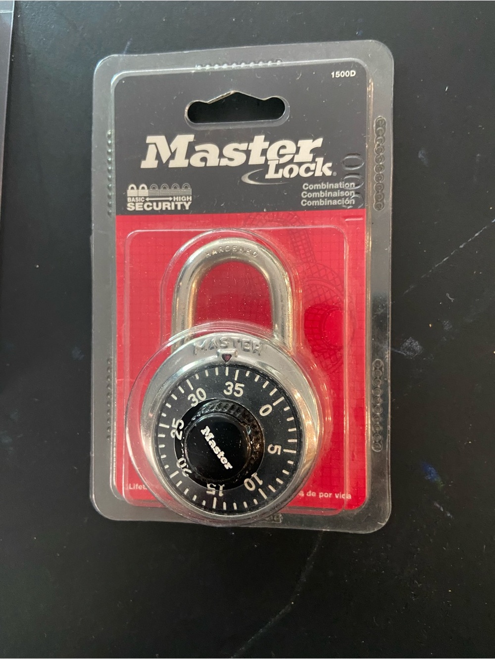Master Lock combination lock new